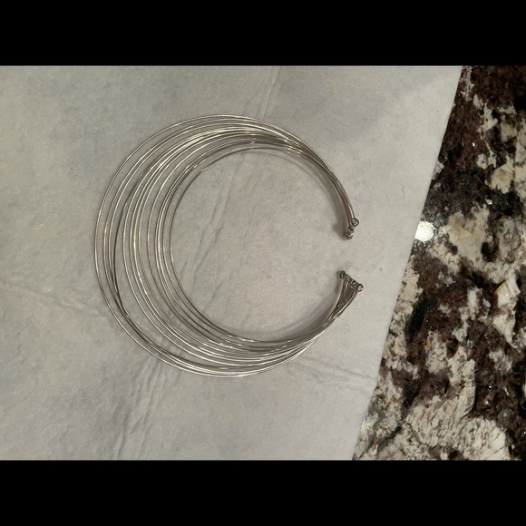 Sterling silver 13 strand necklace - Picture 2 of 4